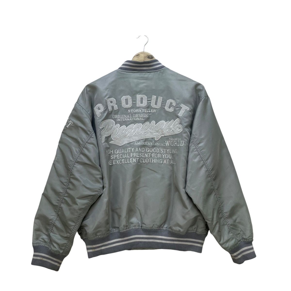 Japanese Brand × Vintage Vintage Japanese Brand Bomber Jacket Size US M / EU 48-50 / 2 - 2 Thumbnail