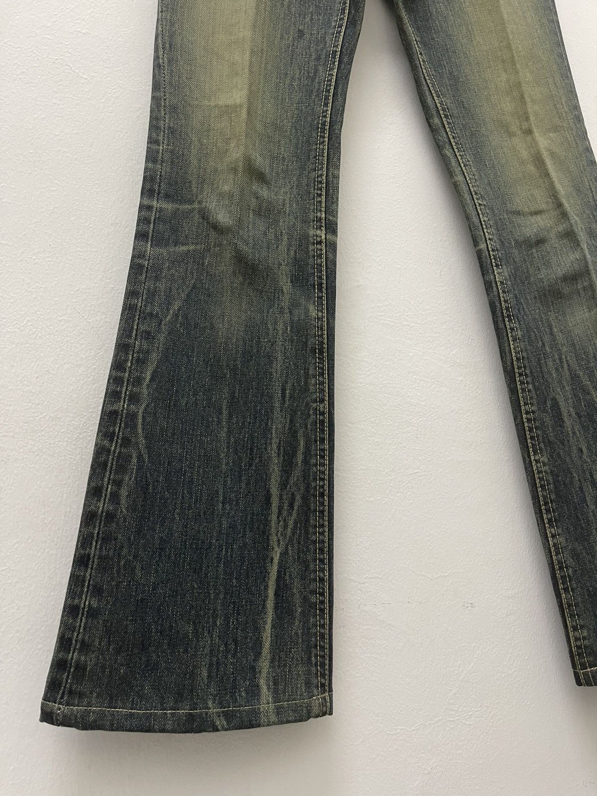 Edwin Rare Vintage VIENUS JEAN Something by Edwin Japan Flare Size US 28 / EU 44 - 2 Thumbnail