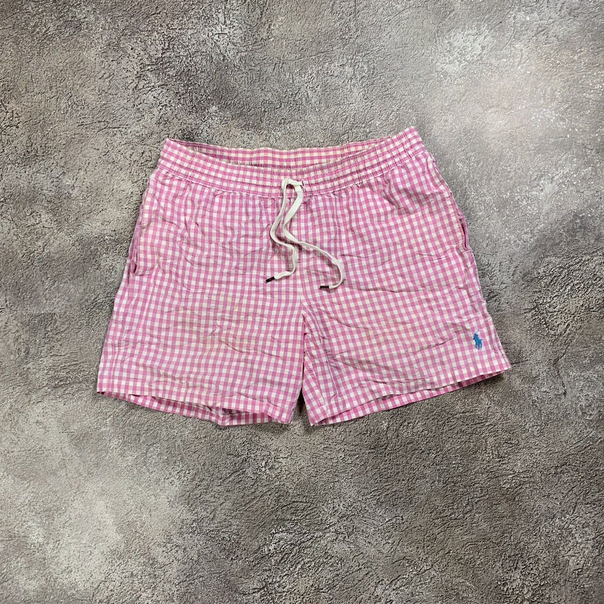 Vintage Vintage Y2K Polo Ralph Lauren Gingham Shorts Preppy Faded 32 Size US 32 / EU 48 - 1 Thumbnail