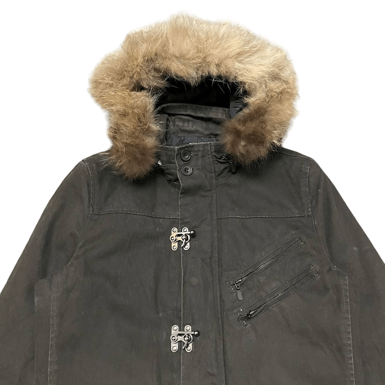 In The Attic Vintage In The Attic Moleskin Raccoon Fur Jacket lgb goa Size US L / EU 52-54 / 3 - 2 Thumbnail