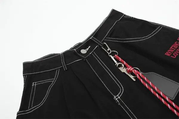 Japanese Brand Hin Street American workwear metal multi-pocket denim shorts Size US 32 / EU 48 - 4 Thumbnail