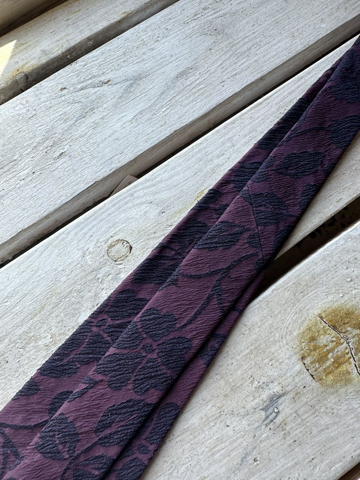 Designer 🚨Vintage KENZO tie Flower style monogram old money luxury Size ONE SIZE - 4 Thumbnail