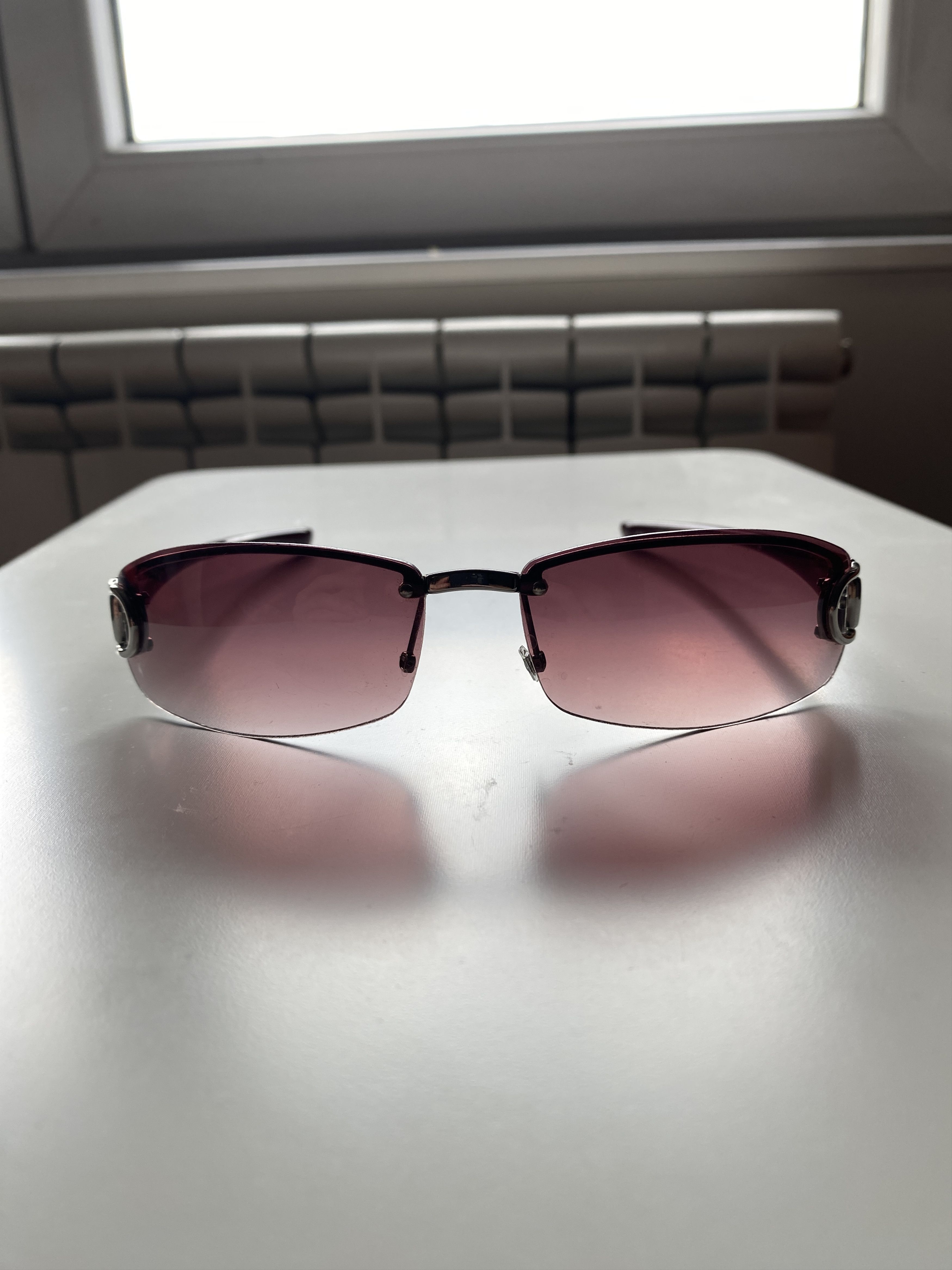Gucci Vintage Gucci Red Sunglasses Size ONE SIZE - 2 Thumbnail
