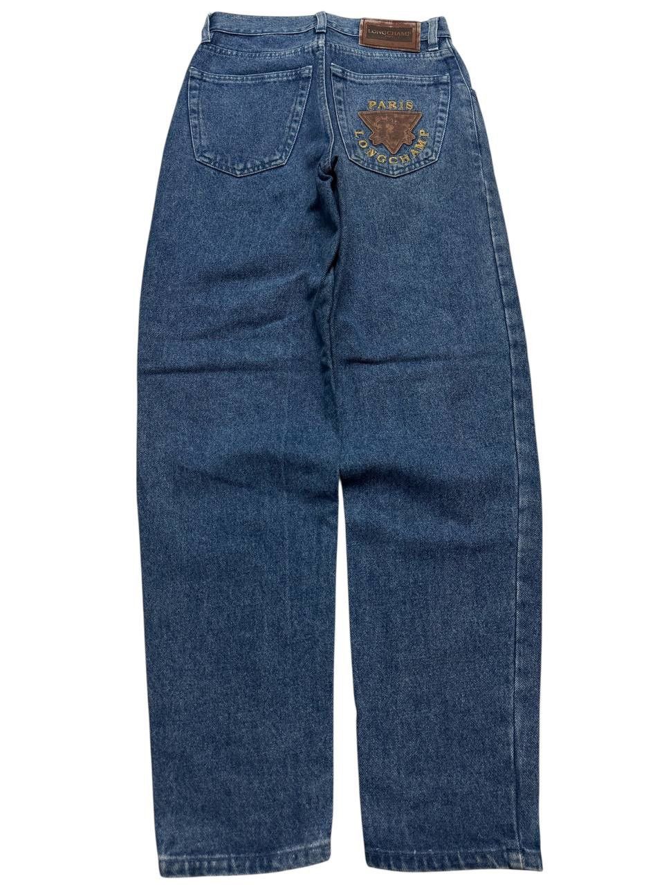 Longchamp 💥Rare💥Longchamp Paris Stone Washed Made In Italy Jeans Size 26" / US 2 / IT 38 - 8 Thumbnail