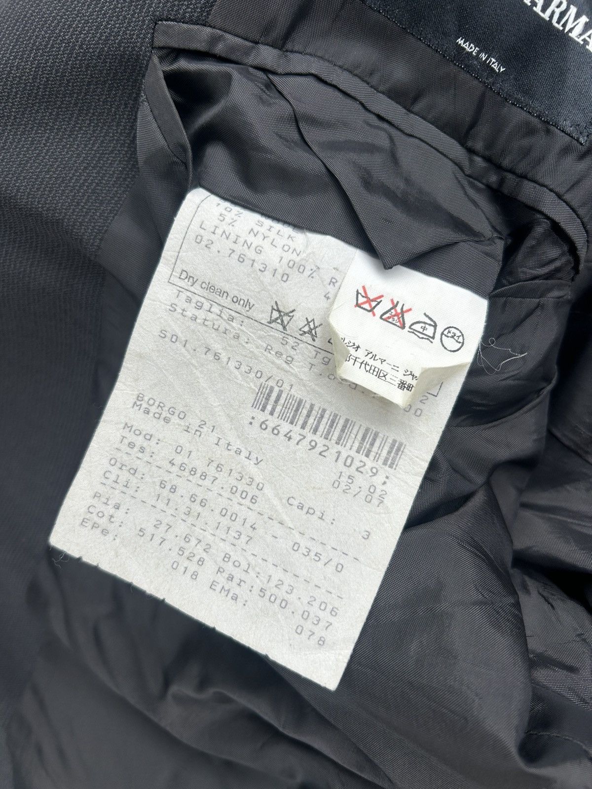Giorgio Armani Giorgio Armani Double-breasted Suit Jacket Size 52R - 10 Thumbnail