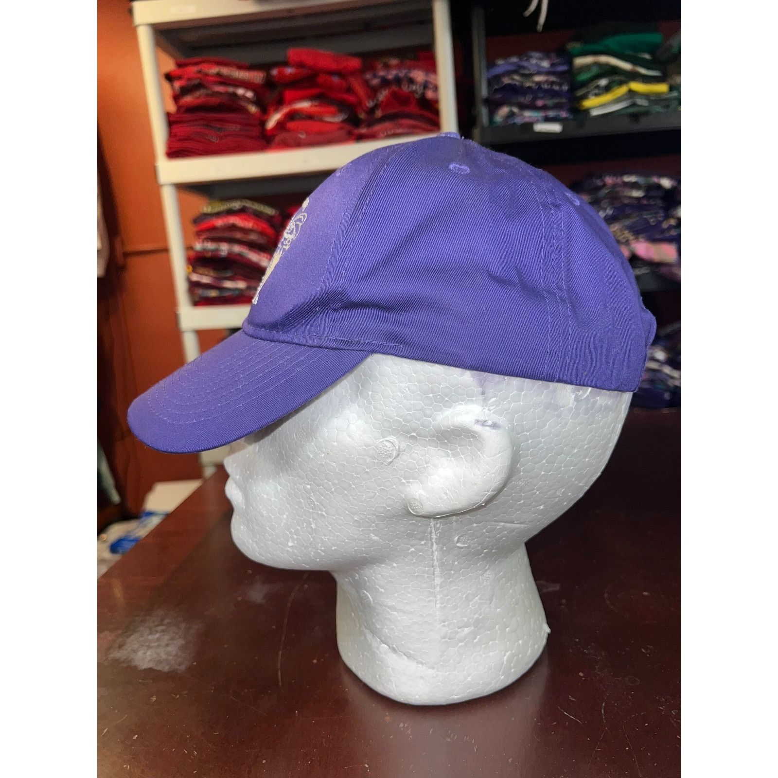 Vintage Kansas State Fair Hat Purple Rabbit 2008 Graphic Headwear Size ONE SIZE - 3 Thumbnail