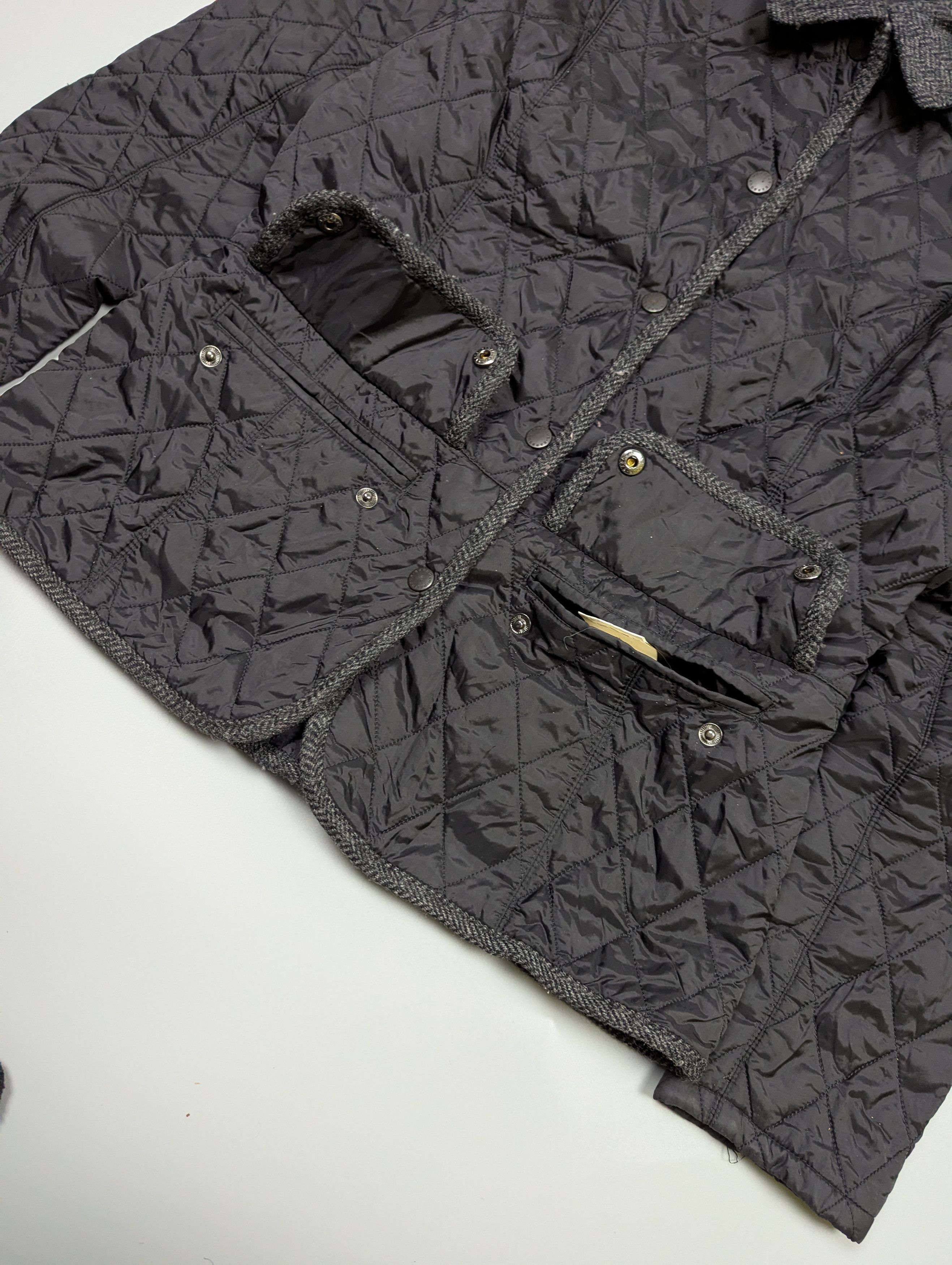Barbour BARBOUR Women’s Vintage Tweed Quilted Jacket Size L / US 10 / IT 46 - 7 Thumbnail