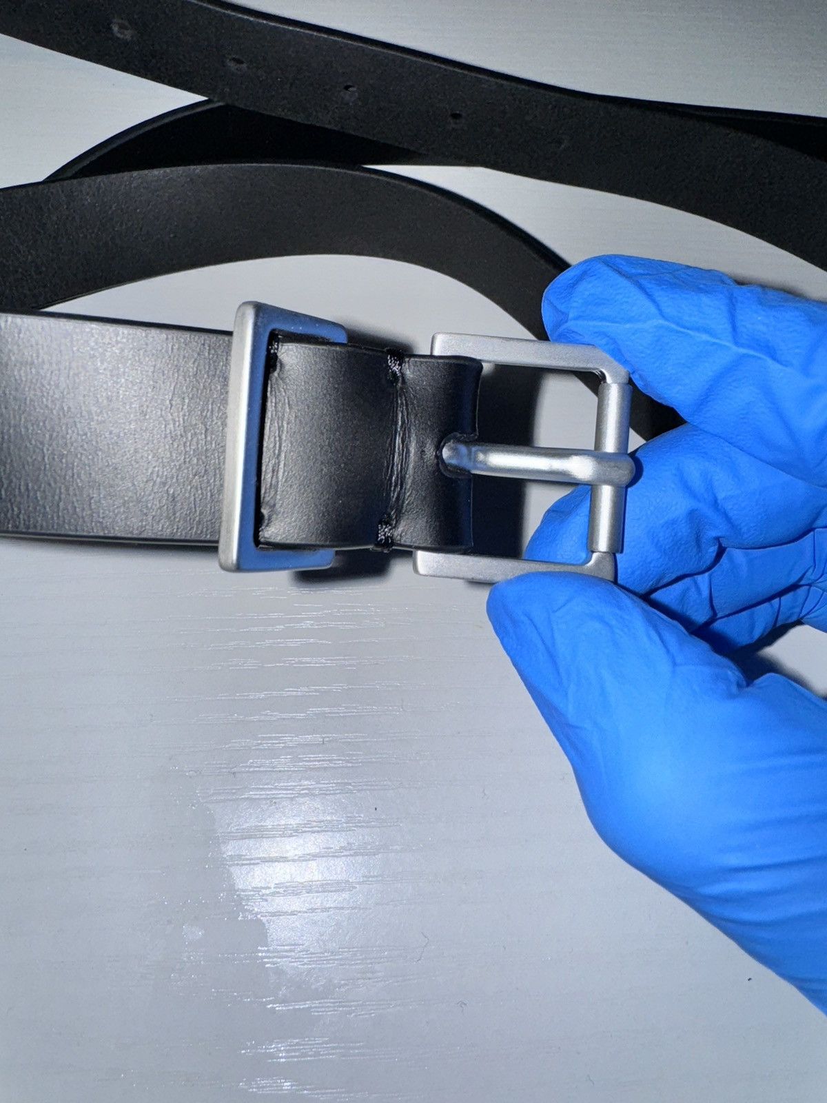 Maison Margiela Maison Margiela Black Calfskin Belt Size ONE SIZE - 2 Thumbnail