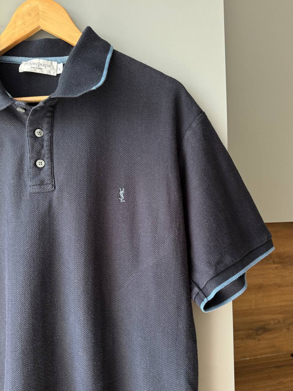 Vintage YSL Polo Spell Out YSL Shirt YSL Tee Size US XL / EU 56 / 4 - 4 Thumbnail