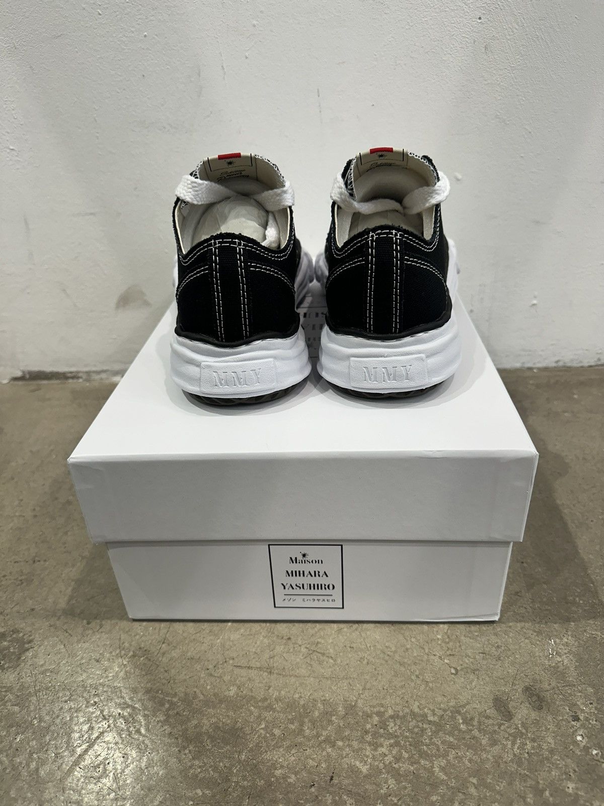 Maison MIHARA YASUHIRO MAISON MIHARA YASUHIRO - Peterson Low Black Sneakers Size US 6 / EU 39 - 6 Thumbnail