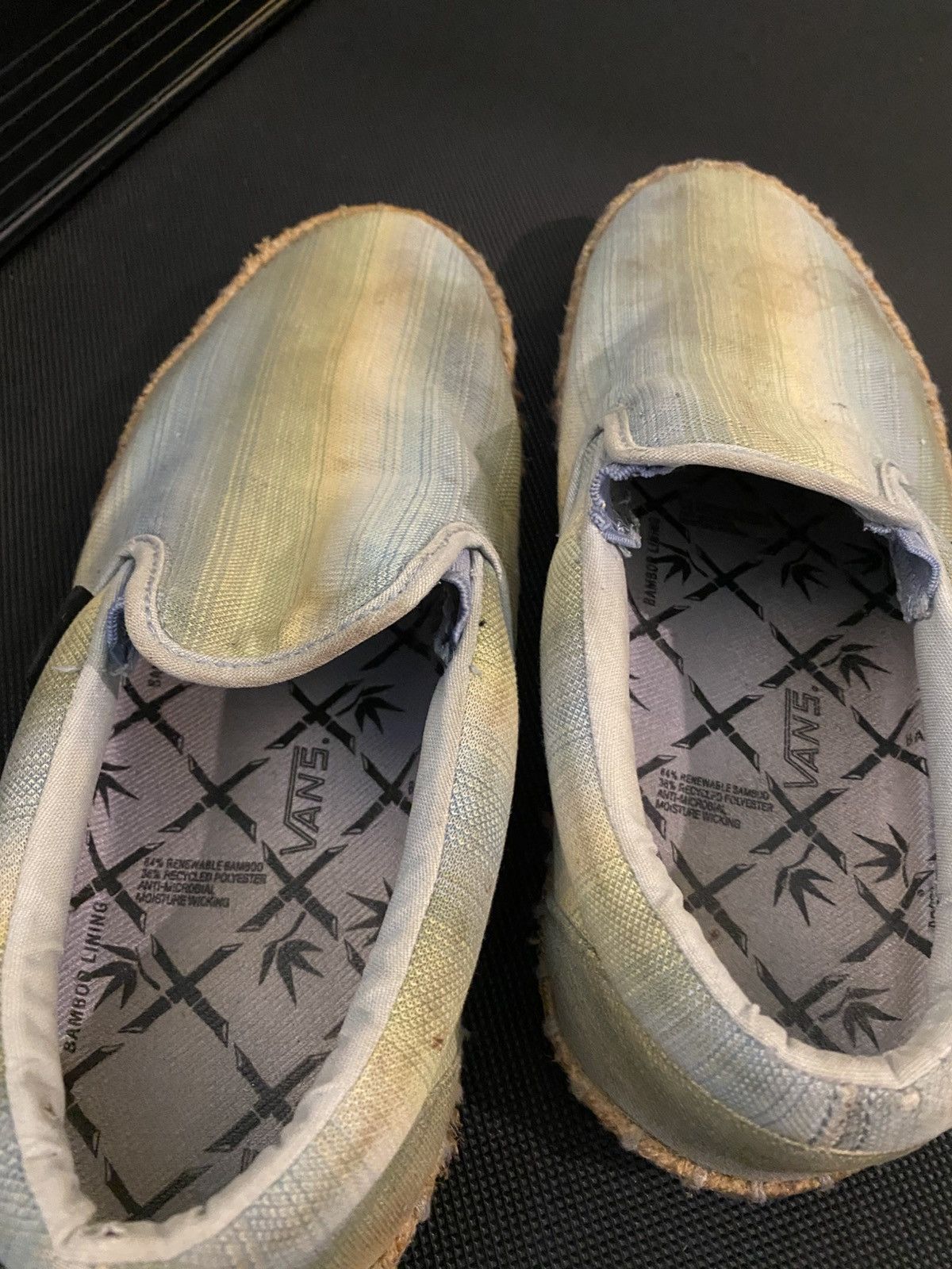 Vans Vans Slip on Bamboo Lining Size9 Size US 9 / EU 42 - 5 Thumbnail