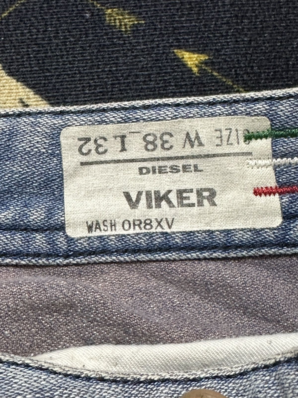Diesel Vintage Diesel Viker Baggy Mudwash Faded Denim Size US 40 / EU 56 - 8 Thumbnail