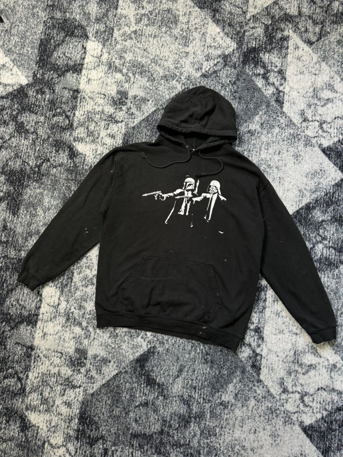 Vintage Pulp Fiction Star Wars Hoodie Distressed Hoodie 90s