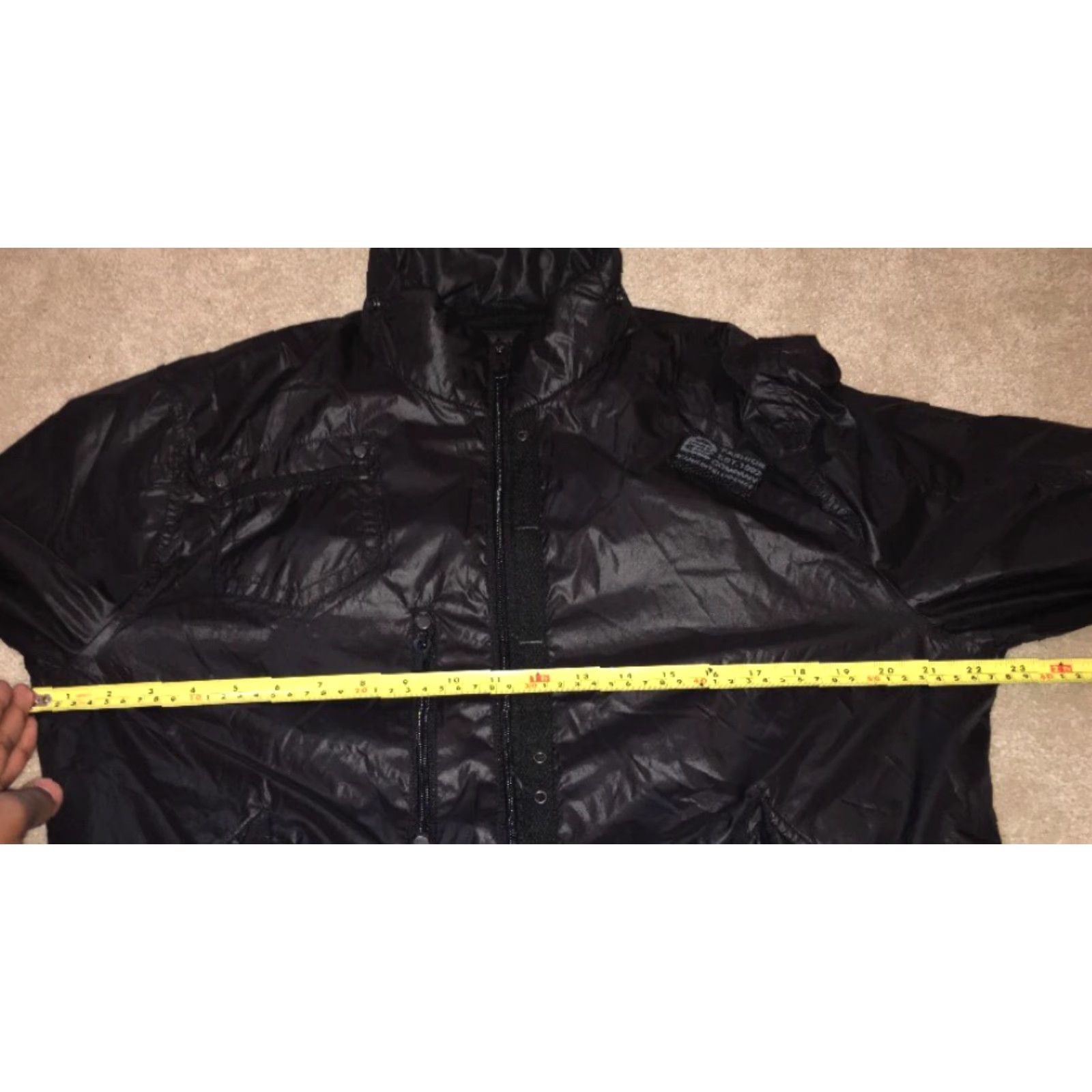 Vintage Premium Lounge 1992 Jeans Intelligence Men’s Black Jacket XL Nylon Size US 36 / EU 52 - 8 Thumbnail