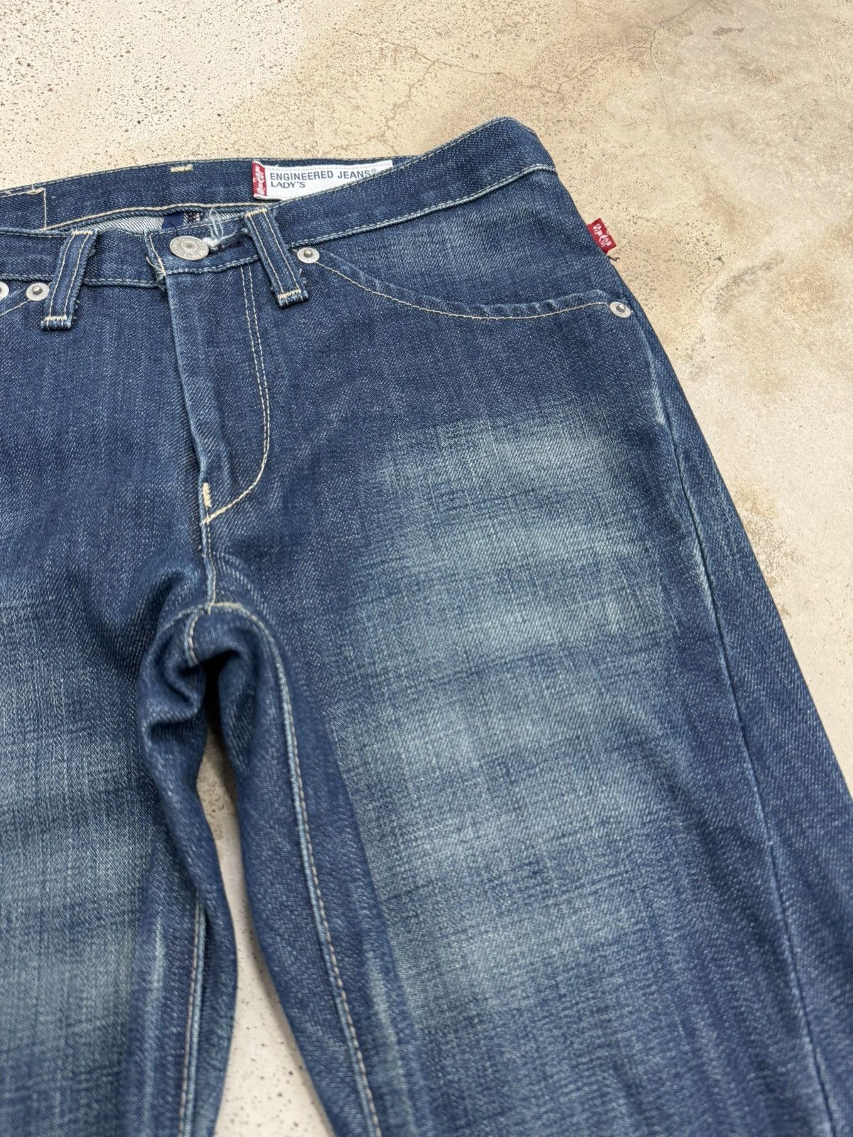 Levi's Levis Enginereed Jeans Lady’s Stonewash Denim Pants Size 27" / US 4 / IT 40 - 7 Thumbnail