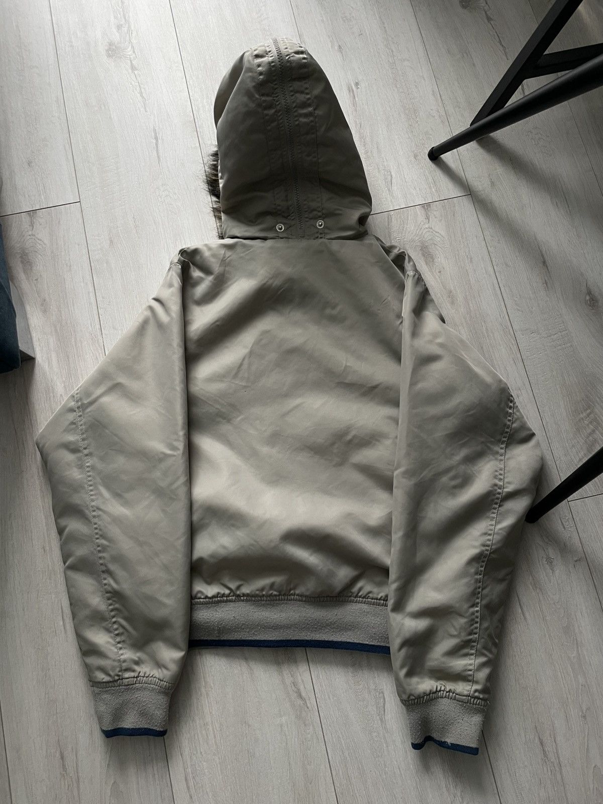 Kangol Vintage Y2K Kangol 00’s Fur Split Hood Cropped Bomber RARE Size S / US 4 / IT 40 - 6 Thumbnail