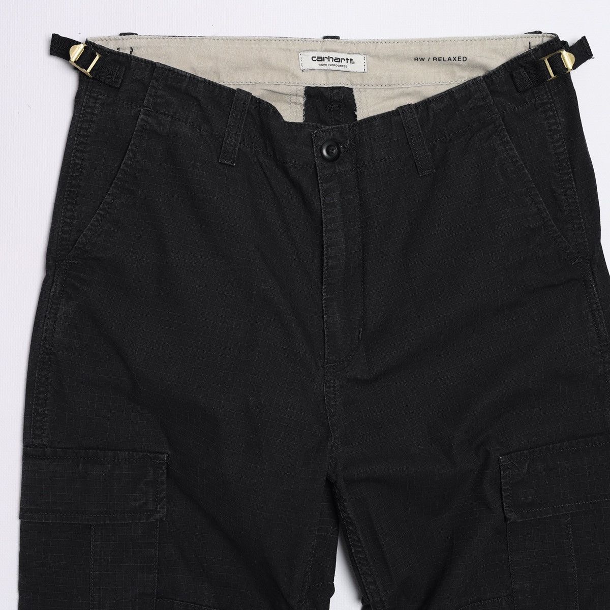 Carhartt Carhartt WIP W’ Aviation Pants Black Cargo Pant White Tag Size 29" - 6 Thumbnail