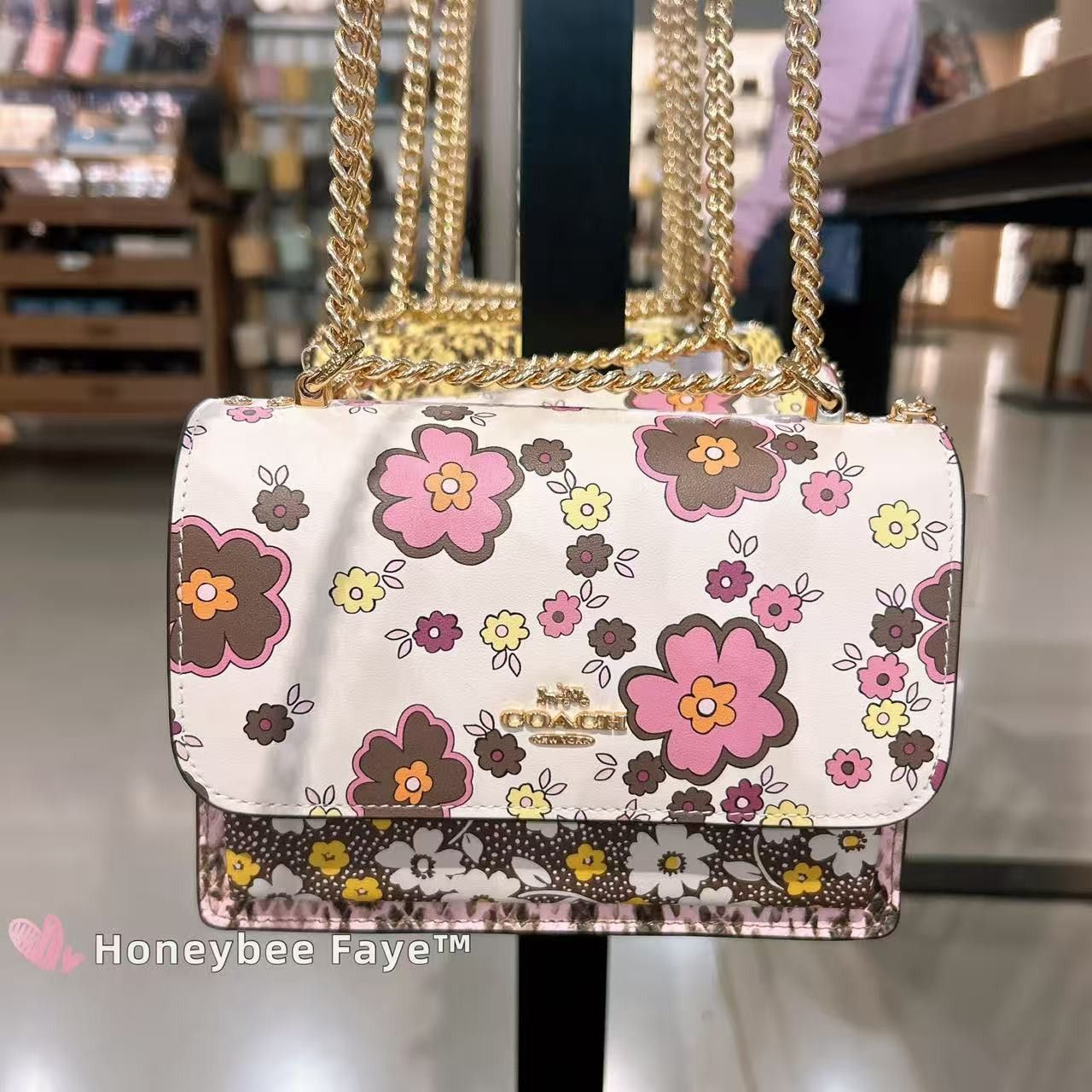 Coach Mini Klare Crossbody Bag With Floral Print CDW82 Size ONE SIZE - 1 Thumbnail