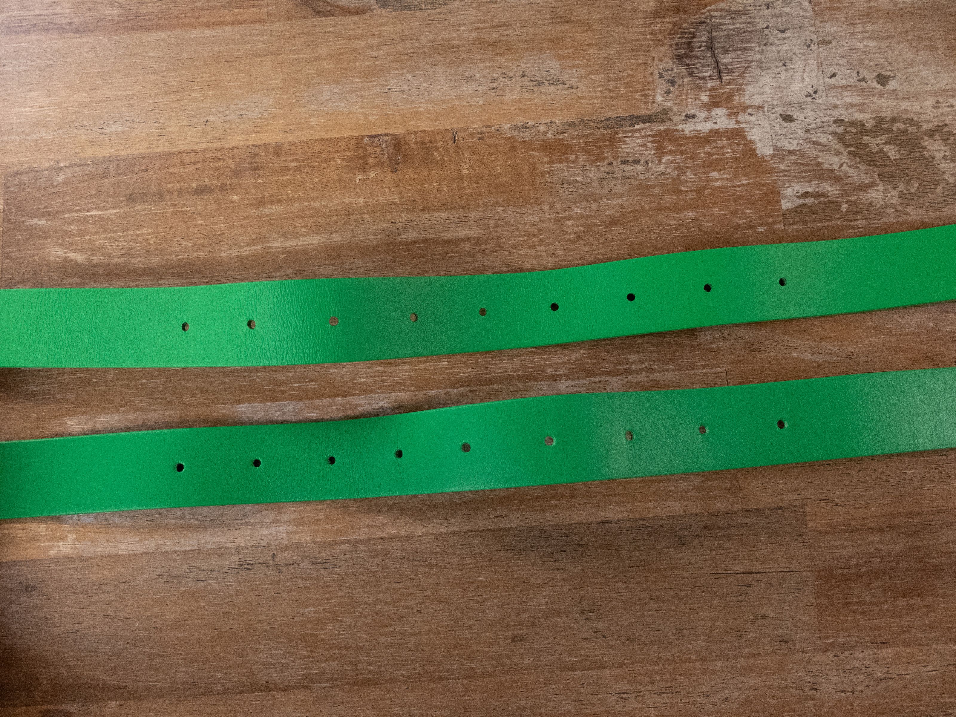 Bottega Veneta BOTTEGA VENETA parakeet green horseshoe buckle belt Medium Size ONE SIZE - 8 Thumbnail