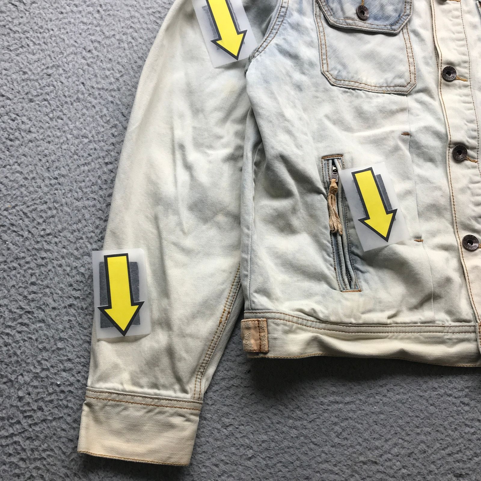AKOO Akoo Brand Light Washed Jean Denim Trucker Jacket Mens XL Size US XL / EU 56 / 4 - 4 Thumbnail