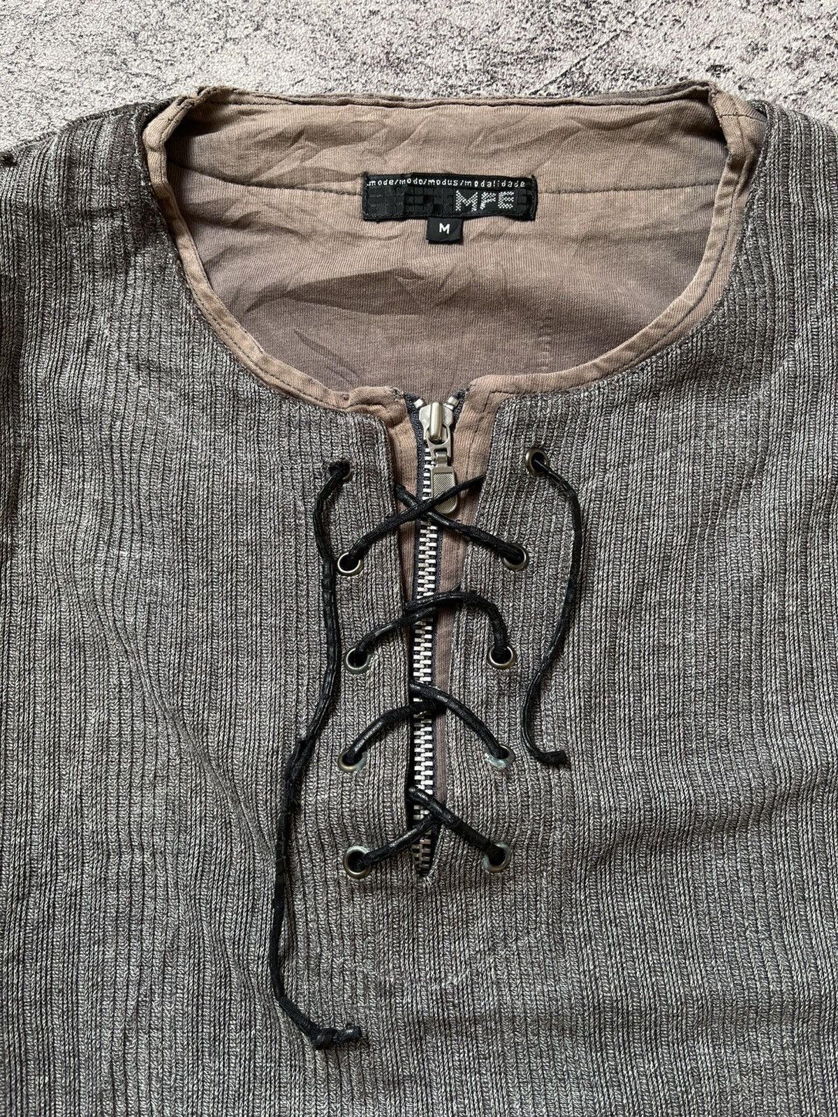 Japanese Brand Y2K Mfe Laced ifsixwasnine long sleeve Size US L / EU 52-54 / 3 - 5 Thumbnail