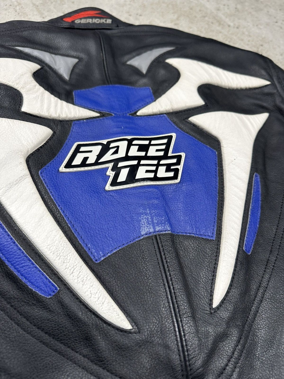 Hein Gericke × Vintage Vintage Y2K Real Leather Gericke Tribal Racing Moto Jacket Size US S / EU 44-46 / 1 - 14 Thumbnail