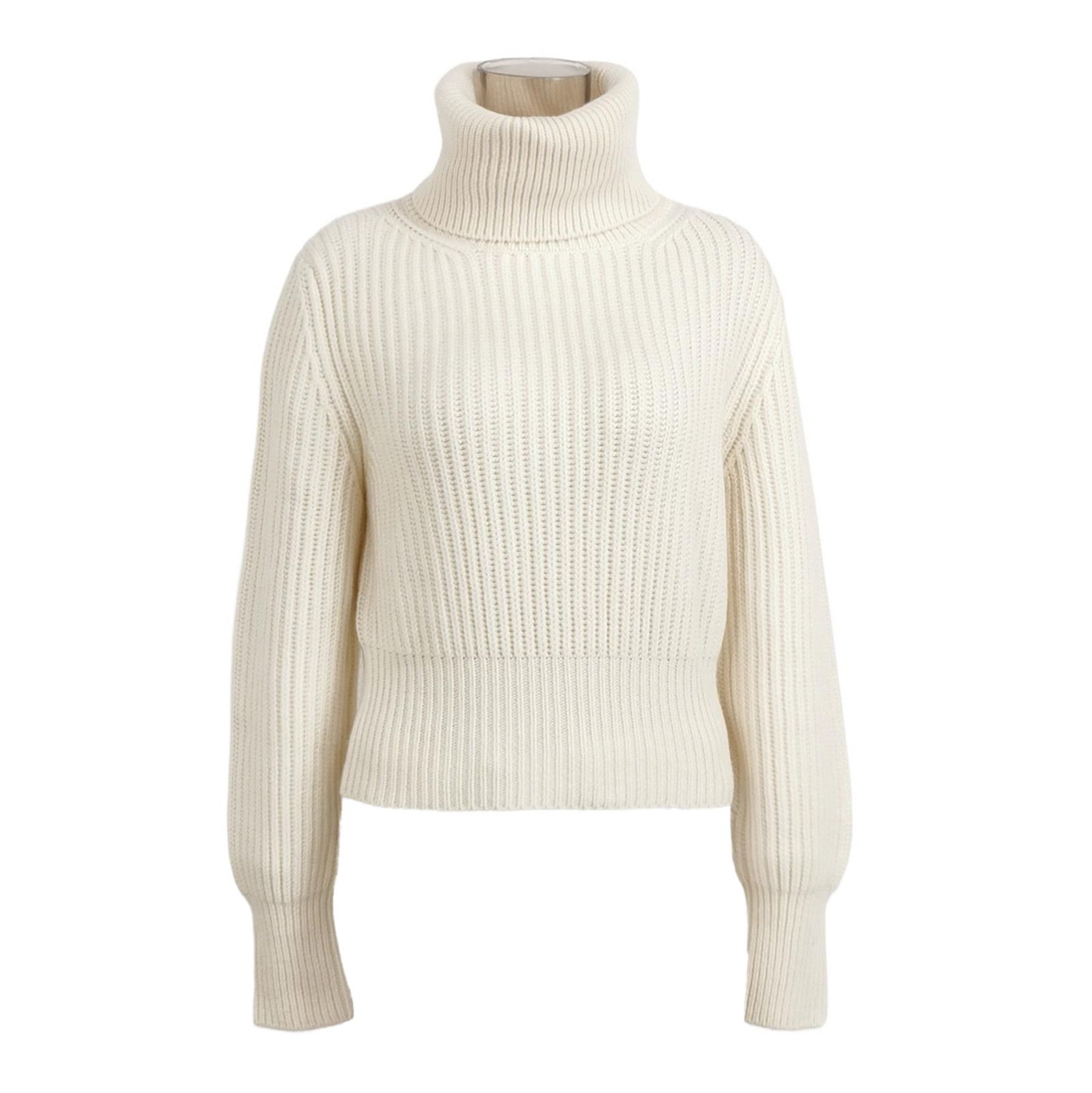 Prada Prada Cashmere Turtleneck Sweater in Cream - dmc Size XL / US 12-14 / IT 48-50 - 1 Thumbnail