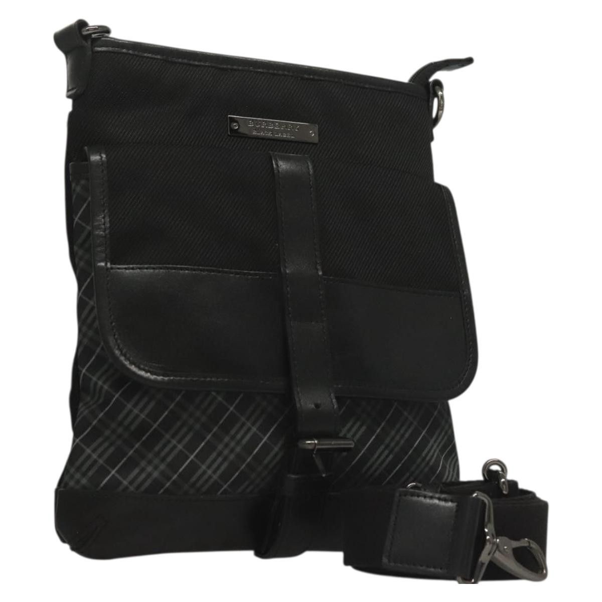Burberry Burberry Front Pocket Messenger Bag Haymarket Canvas Size ONE SIZE - 1 Thumbnail