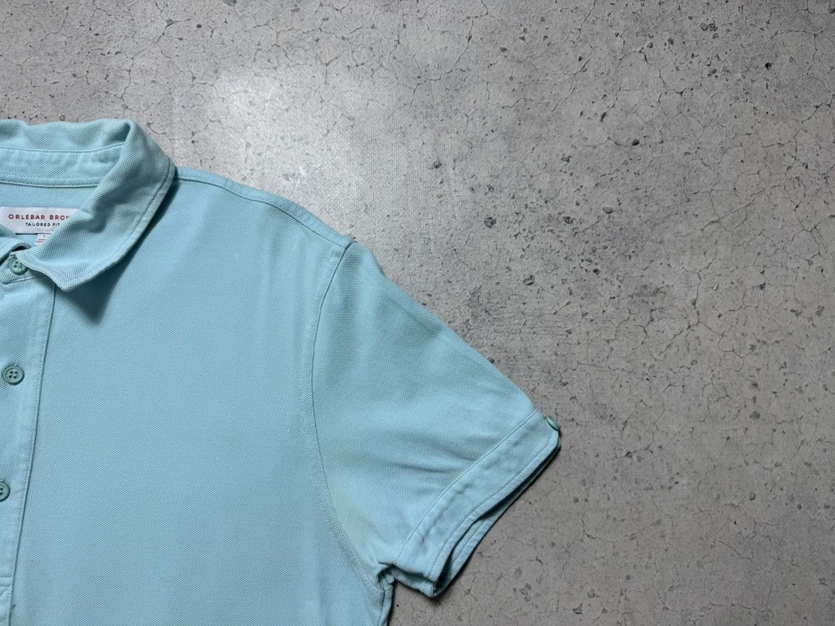 Orlebar Brown Orlebar Brown Luxury Polo Shirt Size L Blue Size US L / EU 52-54 / 3 - 2 Thumbnail