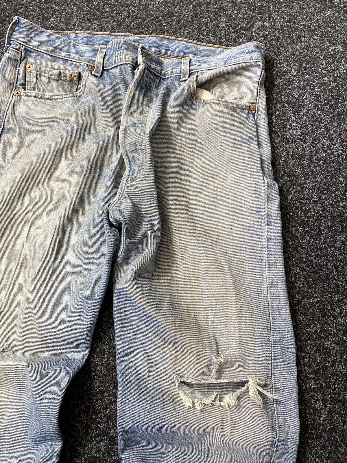 If Six Was Nine × Levi's 90s Levis Baggy Relaxed Dirty Distressed Opium Punk Jean vtg Size US 32 / EU 48 - 18 Thumbnail