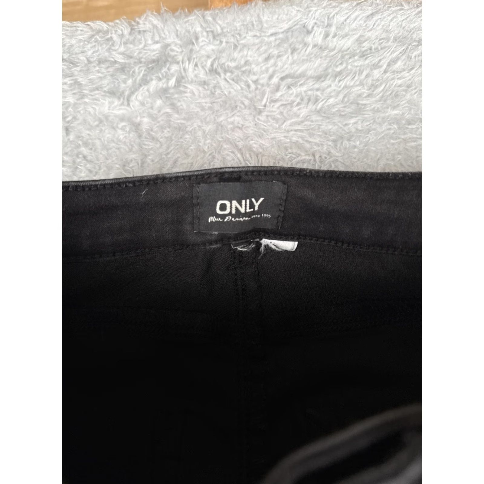 Vintage ONLY Jeans Womens Black 24x31 Denim Bootcut Flare High Rise Casual Jeans Womens Size 42" / US 20 - 6 Thumbnail