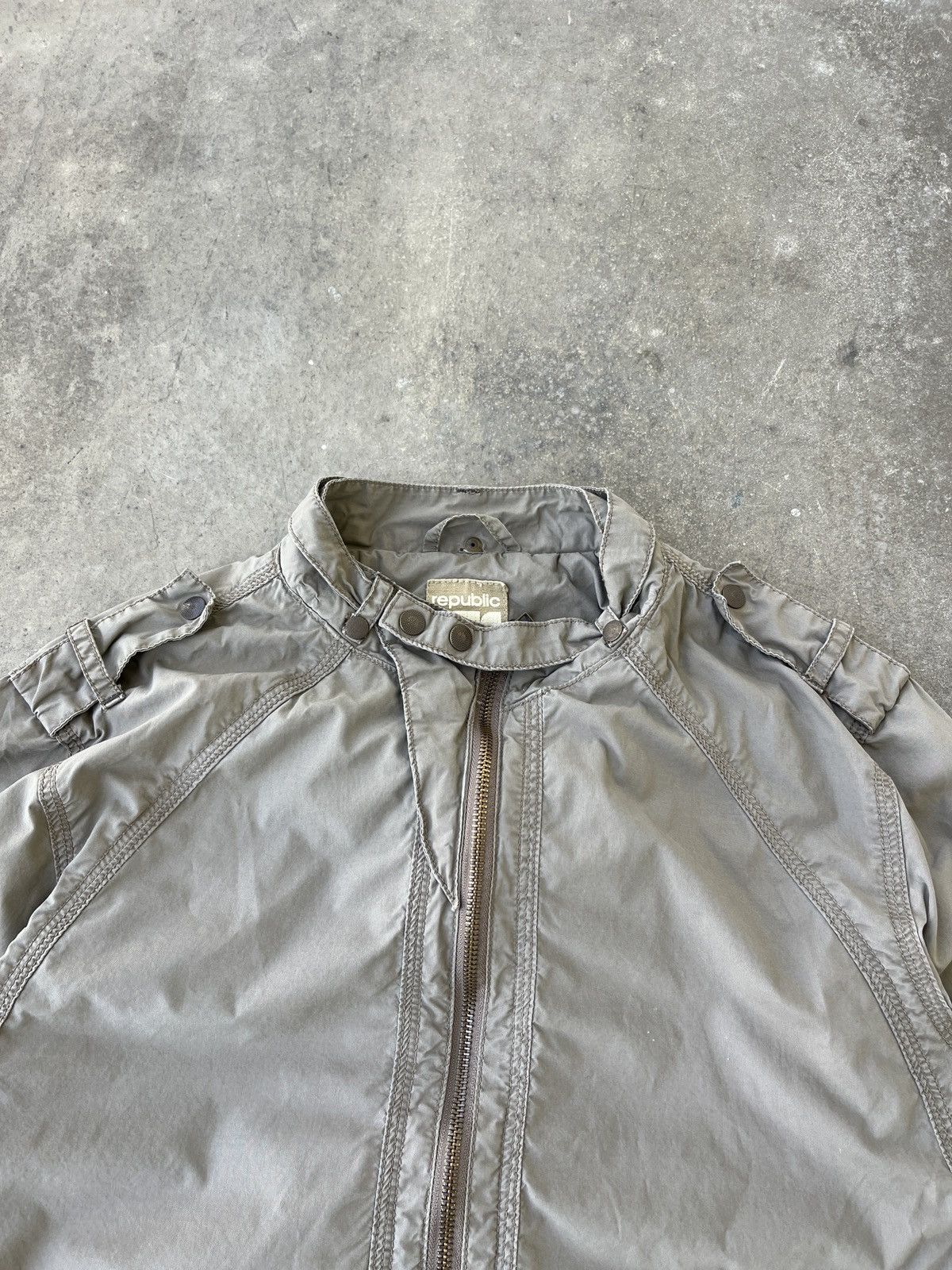 Vintage y2k Bomber Jacket Army Size US M / EU 48-50 / 2 - 2 Thumbnail