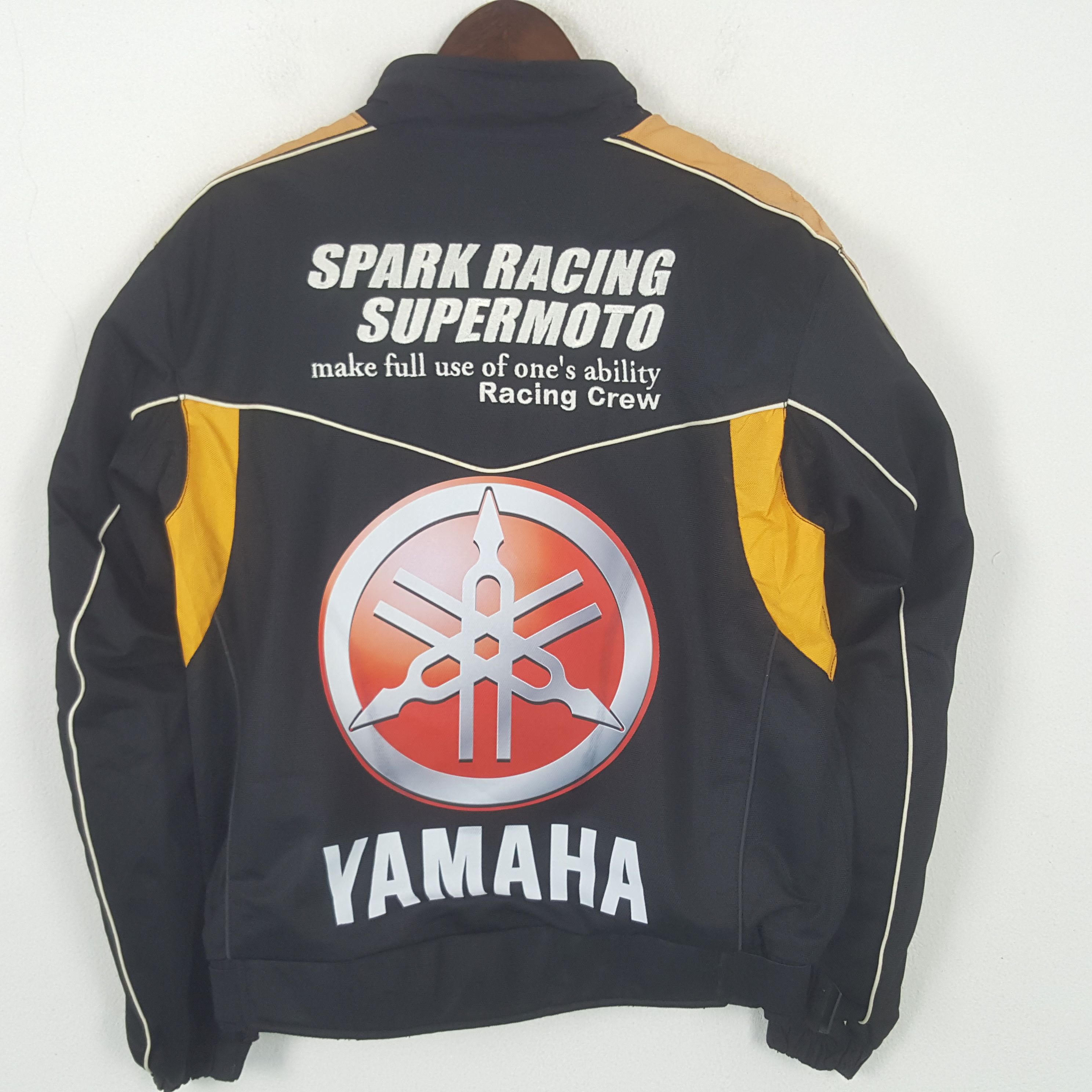 Sports Specialties Vintage Spark Racing Supermoto x Custom Yamaha Biker Jacket Size US M / EU 48-50 / 2 - 1 Thumbnail