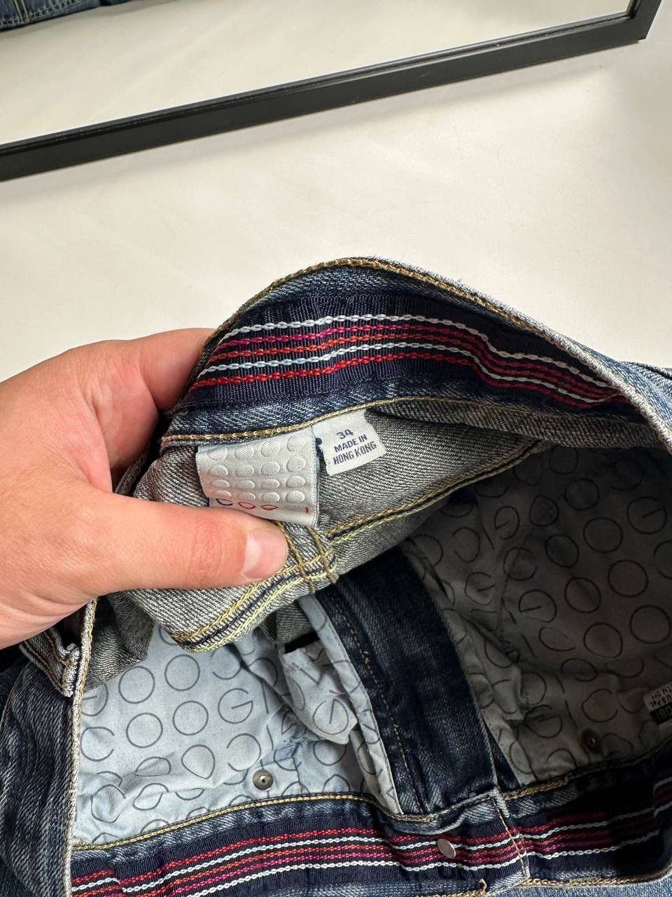 Coogi Vintage 00s COOGI Washed Faded Wide Baggy Jeans Y2K 🔥 Size US 34 / EU 50 - 5 Thumbnail