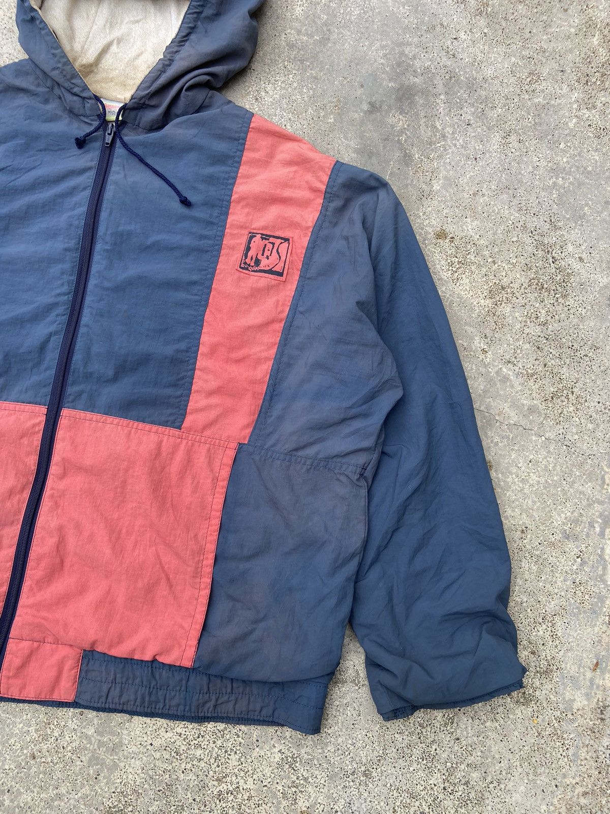 Quiksilver Vintage 1990’s QuickSilver Colour Block Windbreaker Jacket Size US L / EU 52-54 / 3 - 3 Thumbnail