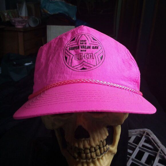 Other Deadstock Vintage Super Value Day LA-CO. Neon Snap Hat Cap Size ONE SIZE - 1 Thumbnail