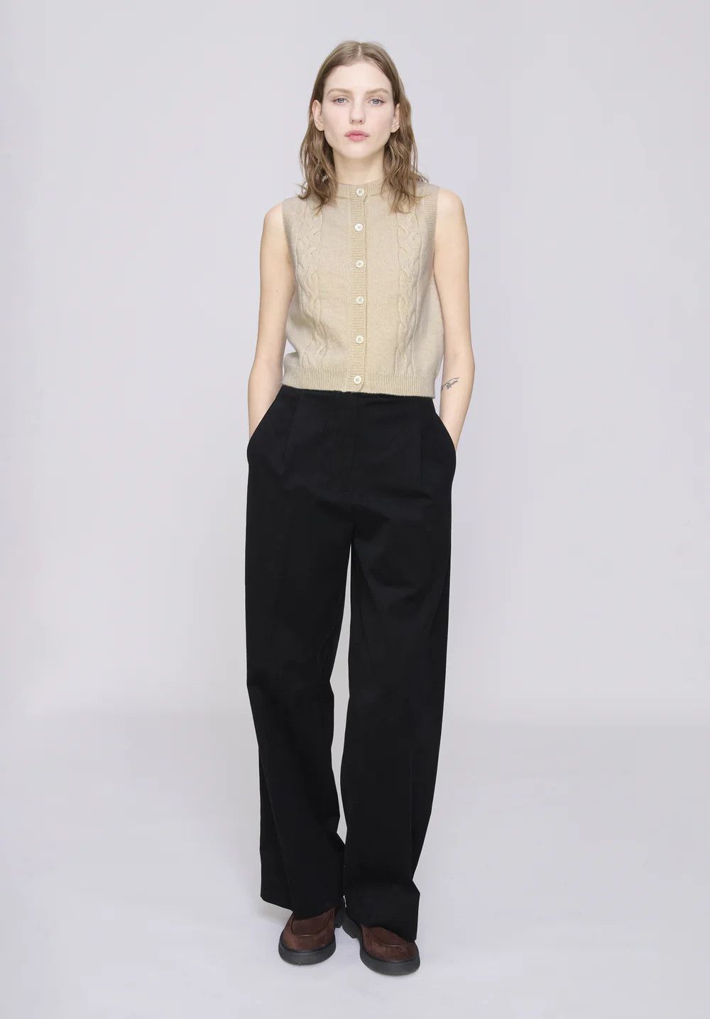 A.P.C. o1mle1125 Veronica Trousers in Black Size 28" / US 6 / IT 42 - 2 Thumbnail