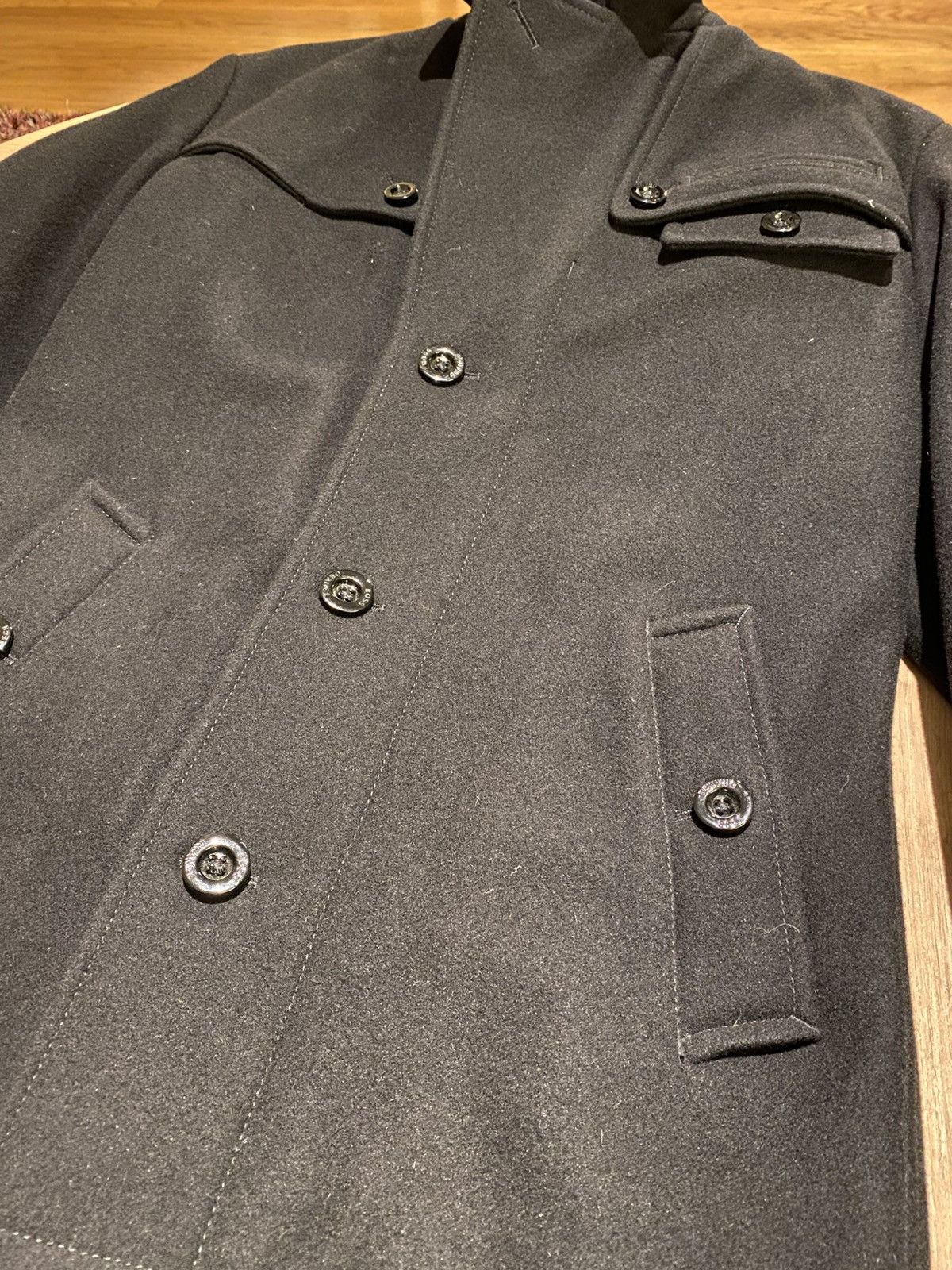 Hugo Boss Hugo Boss Orange - Wool Peacoat Jacket Size US M / EU 48-50 / 2 - 5 Thumbnail