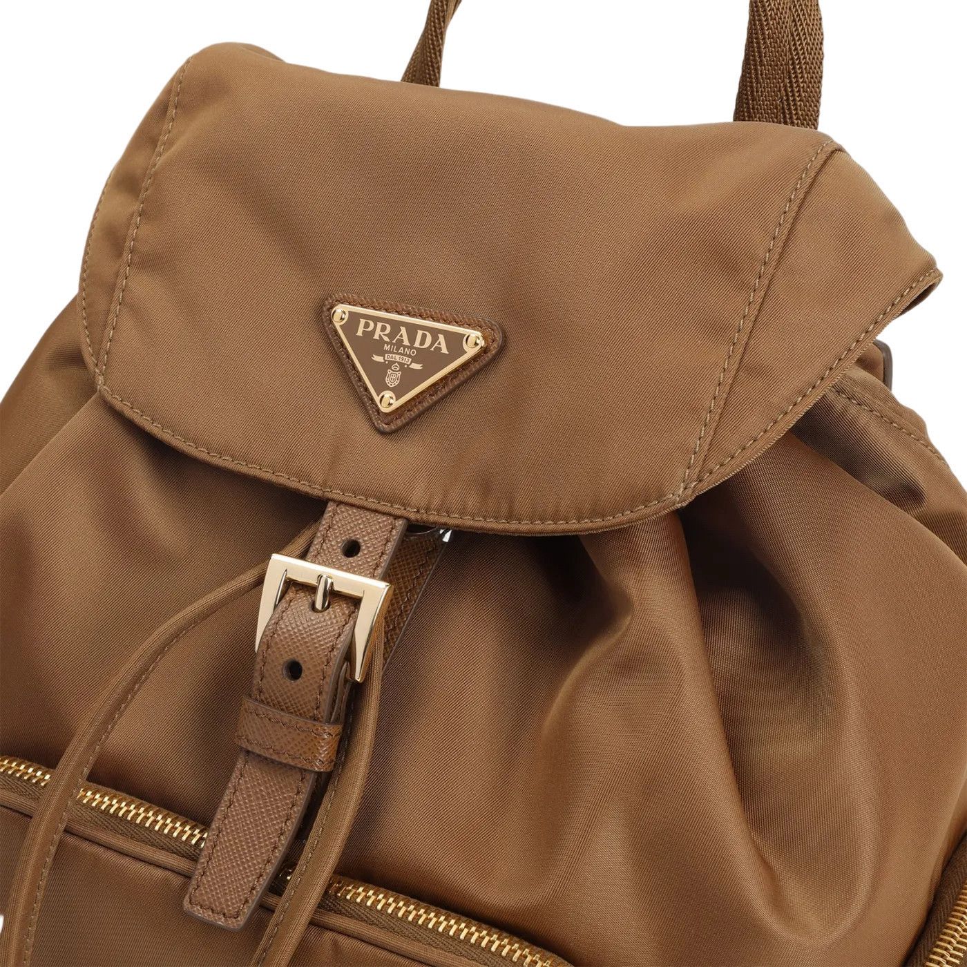 Prada PRADA $2400 Brandy Small Re-Nylon Backpack New & Authentic Size ONE SIZE - 4 Thumbnail