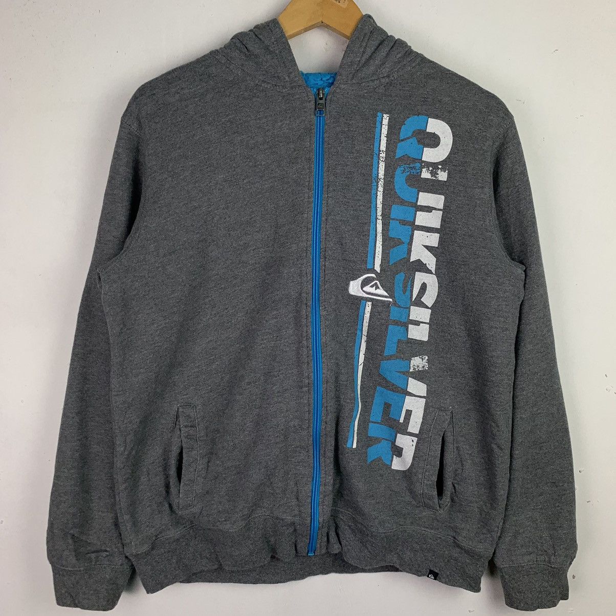 Quiksilver × Vintage Vintage Quiksilver Zip Up Hoodie Size US L / EU 52-54 / 3 - 1 Thumbnail