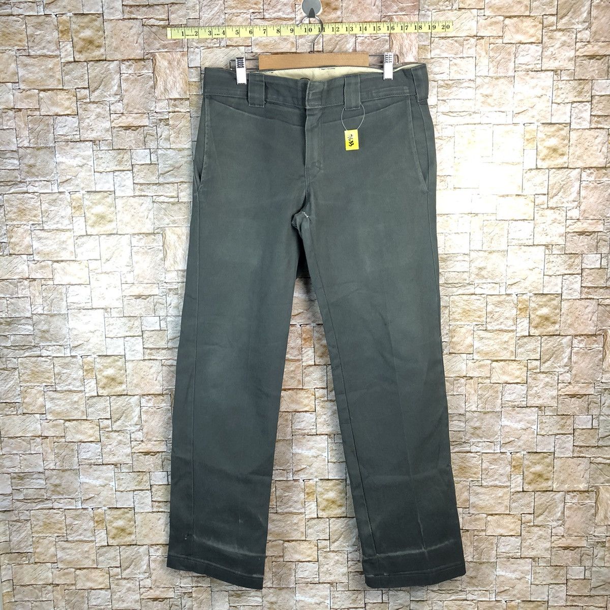 Dickies Dickies Grey faded Casual Pants #A633 Size US 31 - 1 Thumbnail