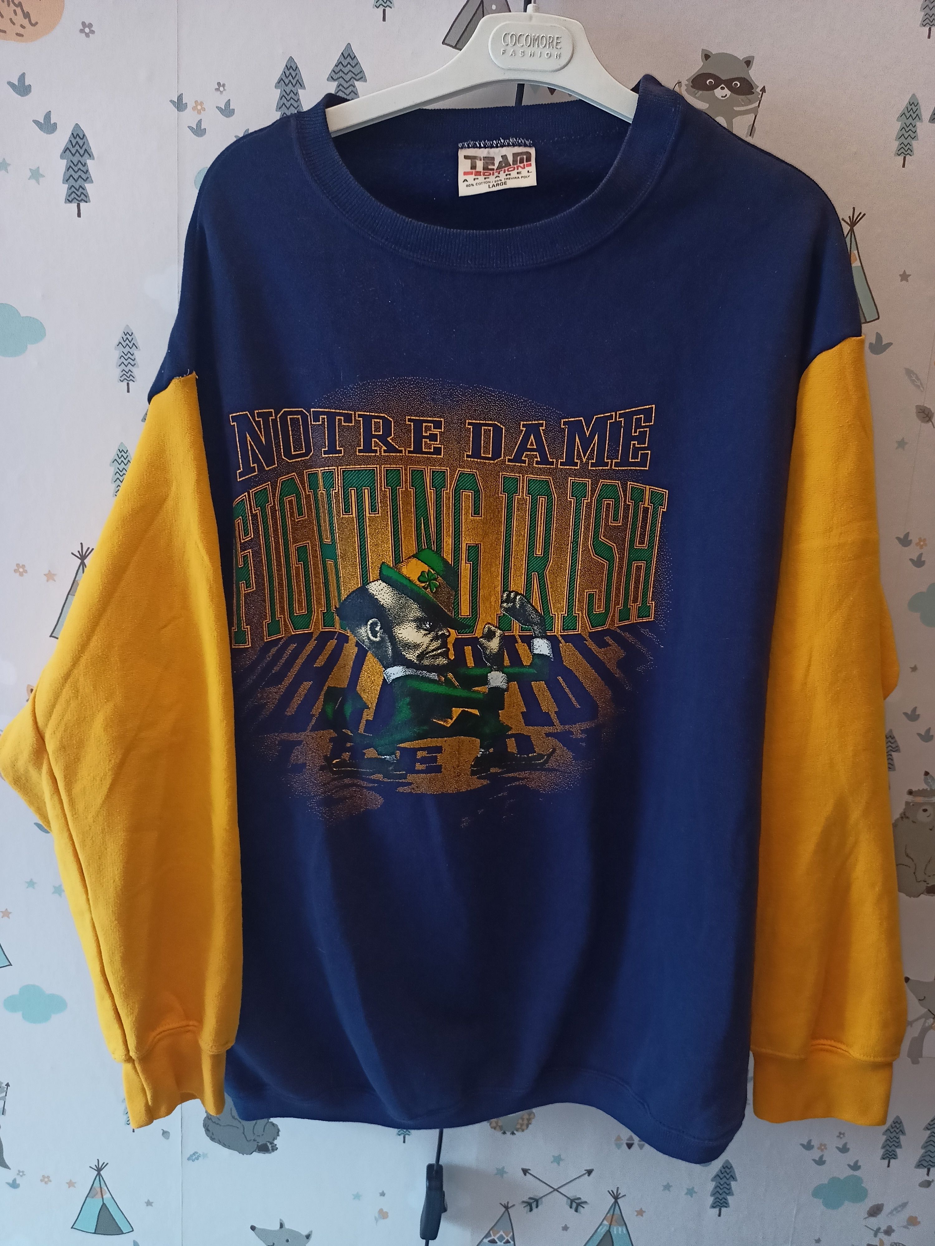Maillot basket Fighting Irish de Notre Dame Adidas vintage