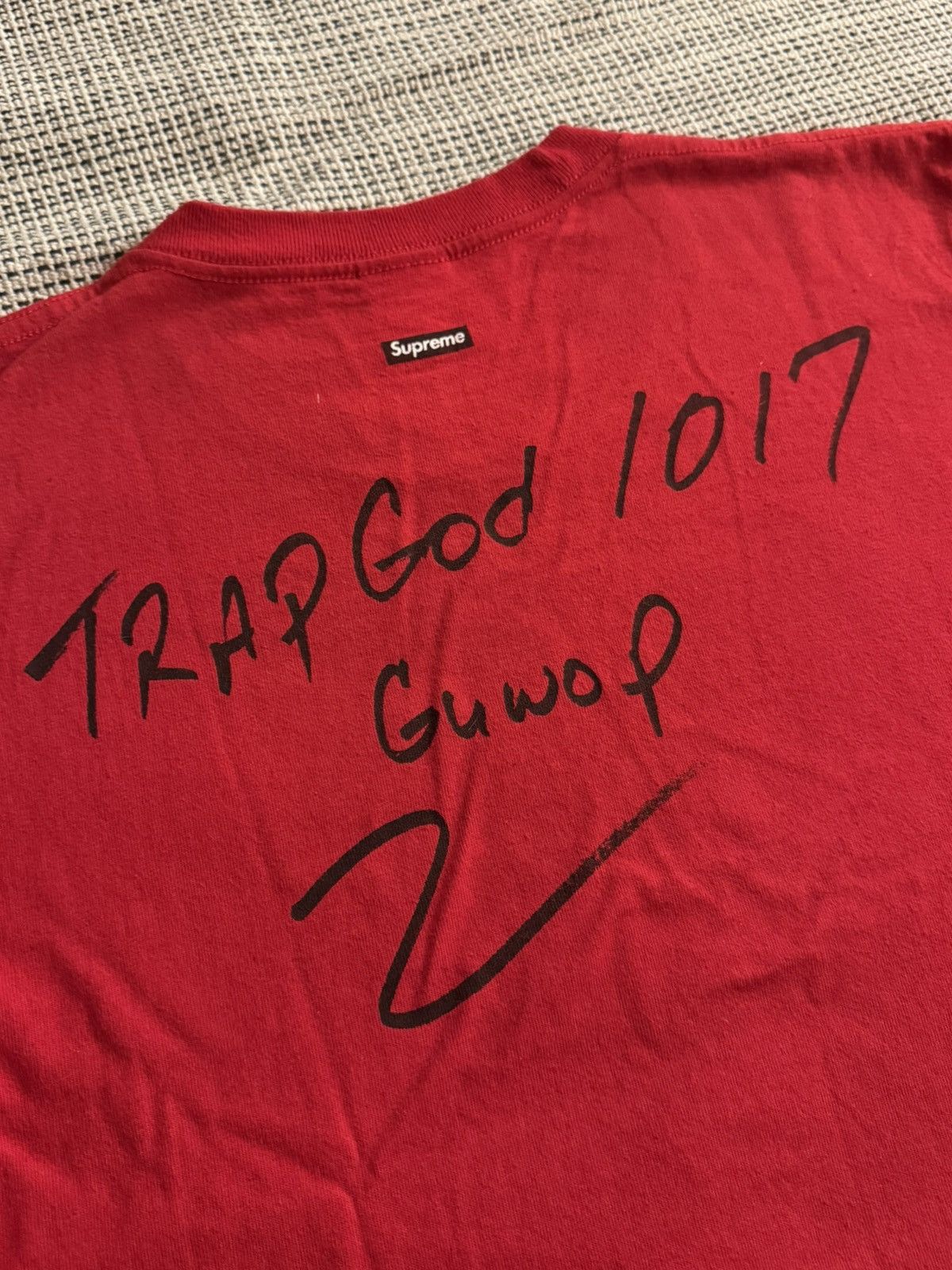 Supreme Supreme Gucci Mane Red Photo Tee Size US M / EU 48-50 / 2 - 6 Thumbnail