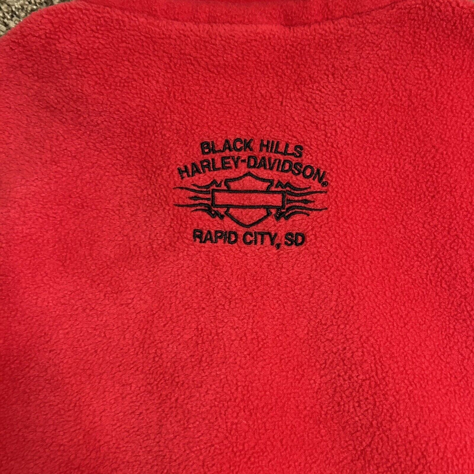 Harley Davidson Harley Davidson Women's 1/4 Zip Fleece/ Jacket size Large Size L / US 10 / IT 46 - 11 Thumbnail