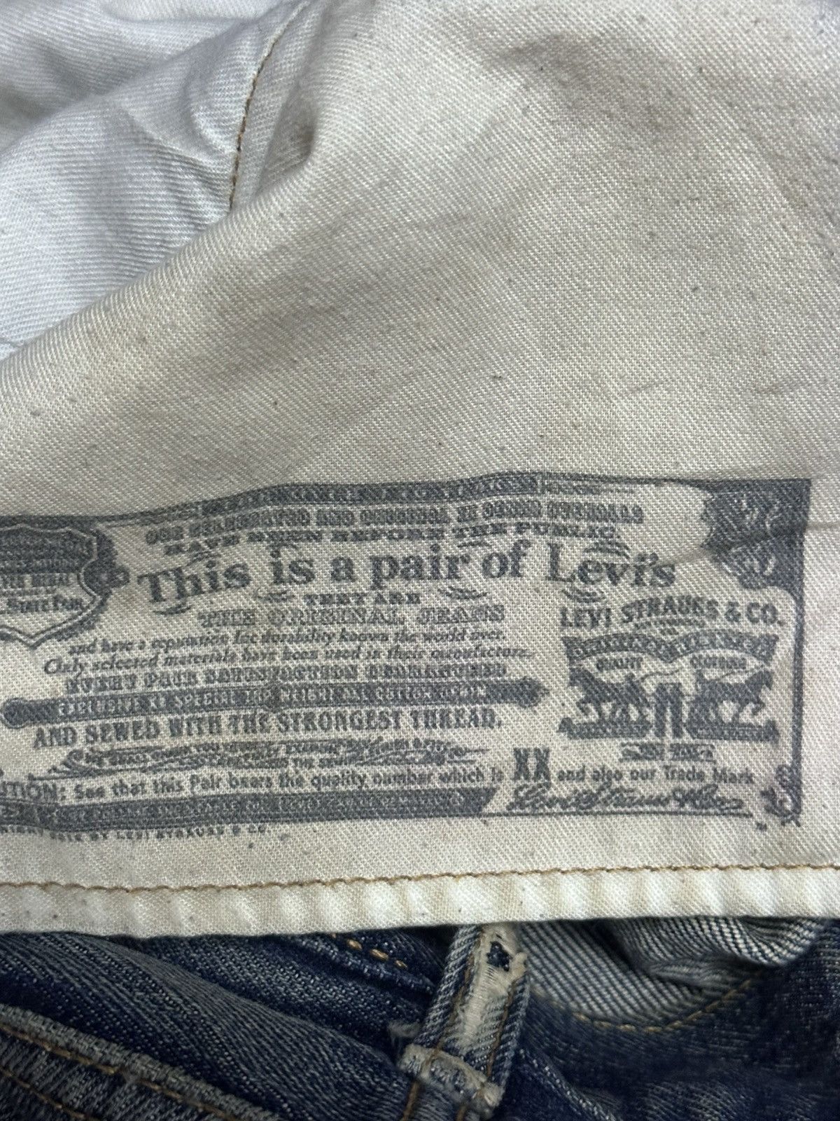 Levi's Levis Straus & Co Straight Loose Style With Faded Wash Size US 33 - 10 Thumbnail