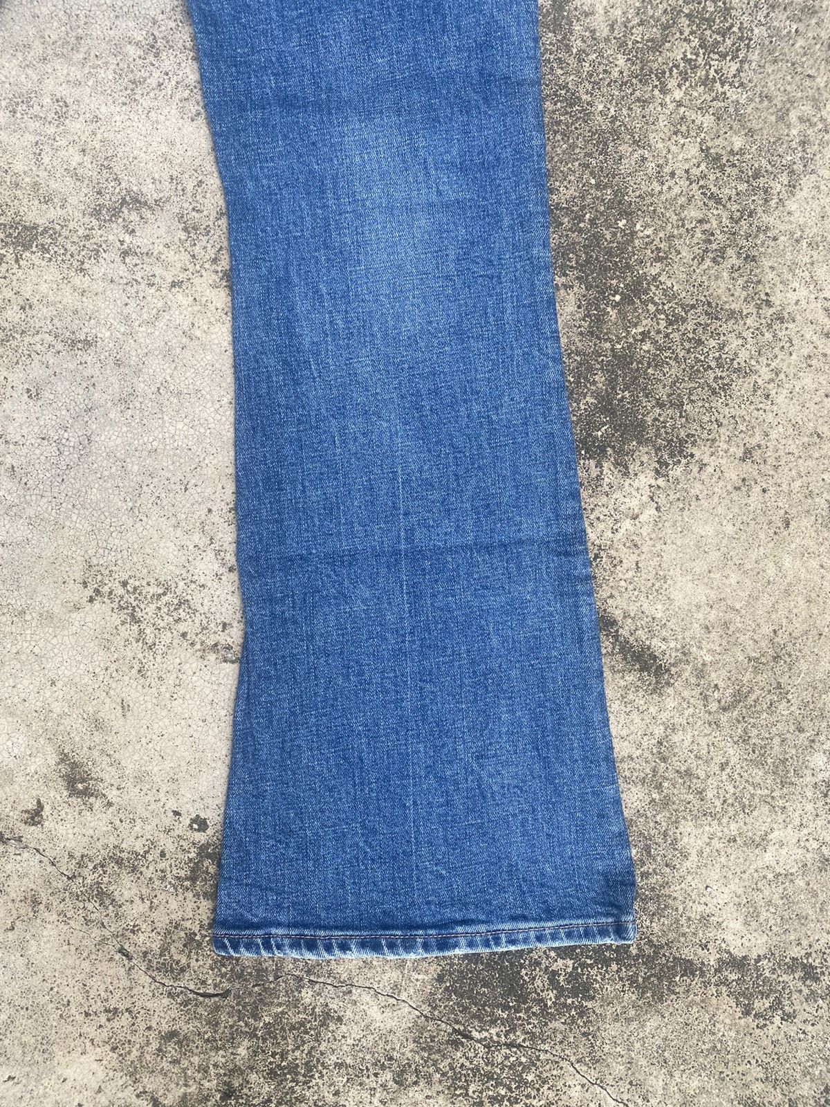 Japanese Brand Flare Jeans Rag Machine Bust Pant Bootcut Size US 27 - 17 Thumbnail