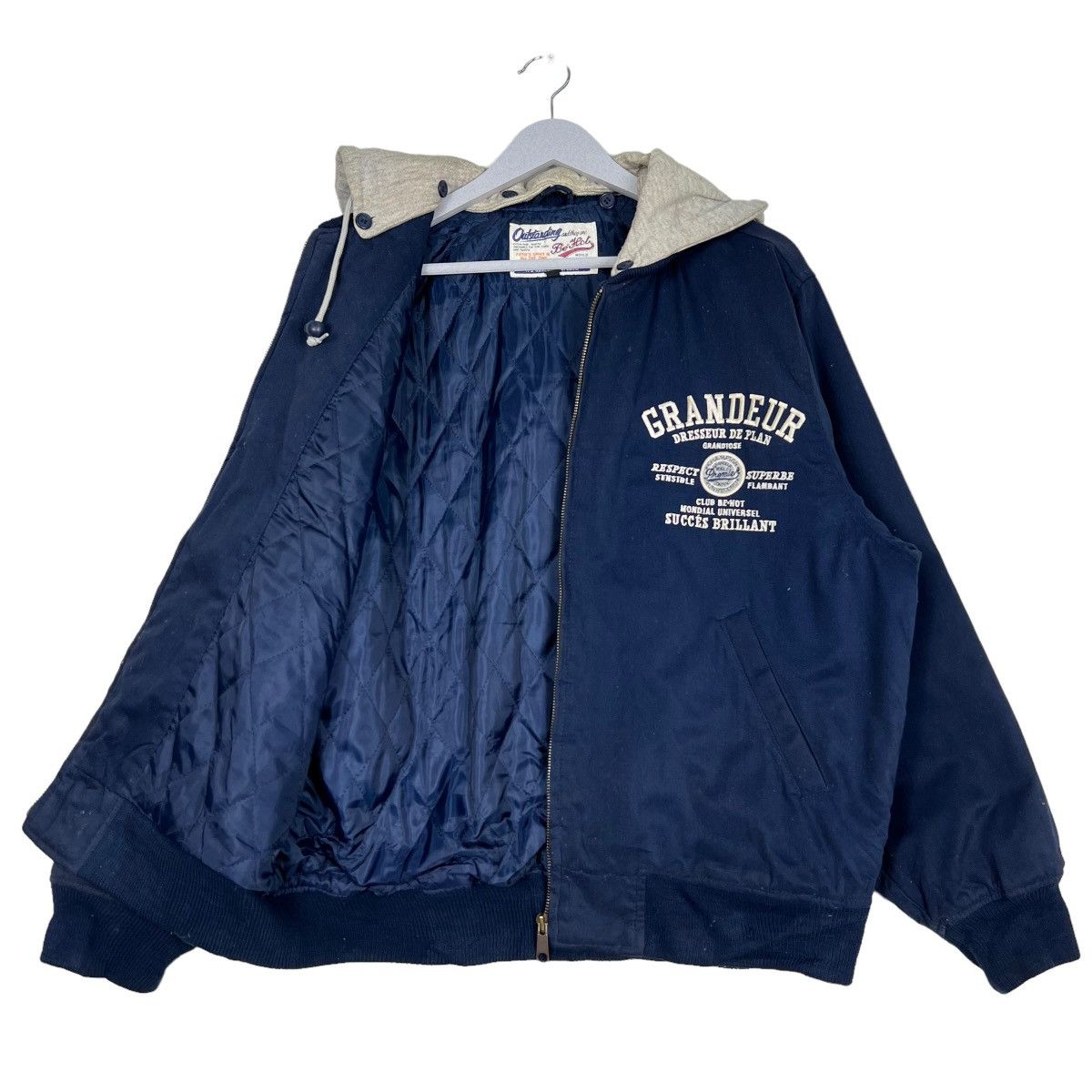 Japanese Brand VINTAGE BE HOP HOODIE BOMBER JACKET Size US L / EU 52-54 / 3 - 10 Thumbnail