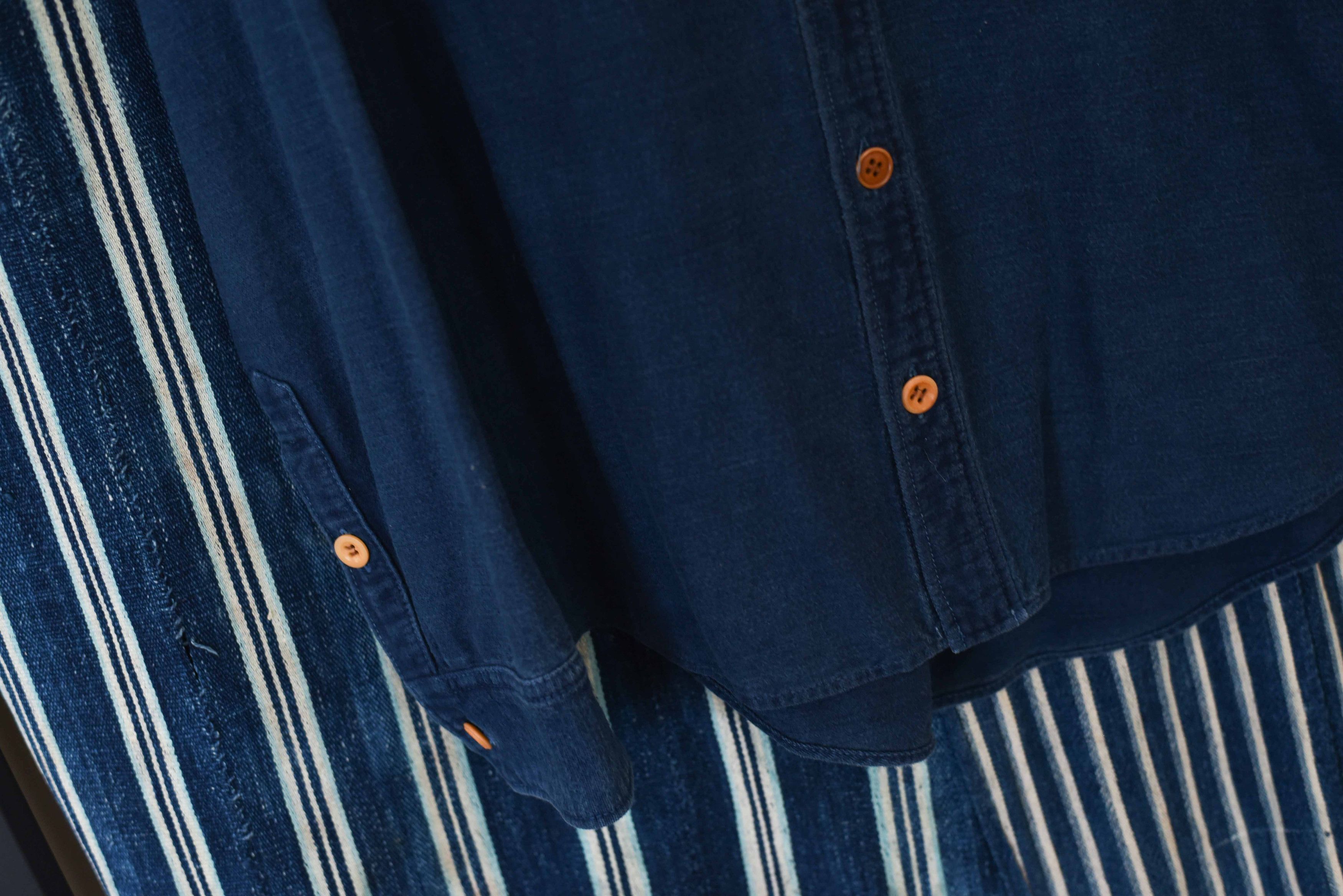 Visvim Visvim Black Elk Flannel Indigo Blue - Size 2 Medium Size US M / EU 48-50 / 2 - 4 Thumbnail