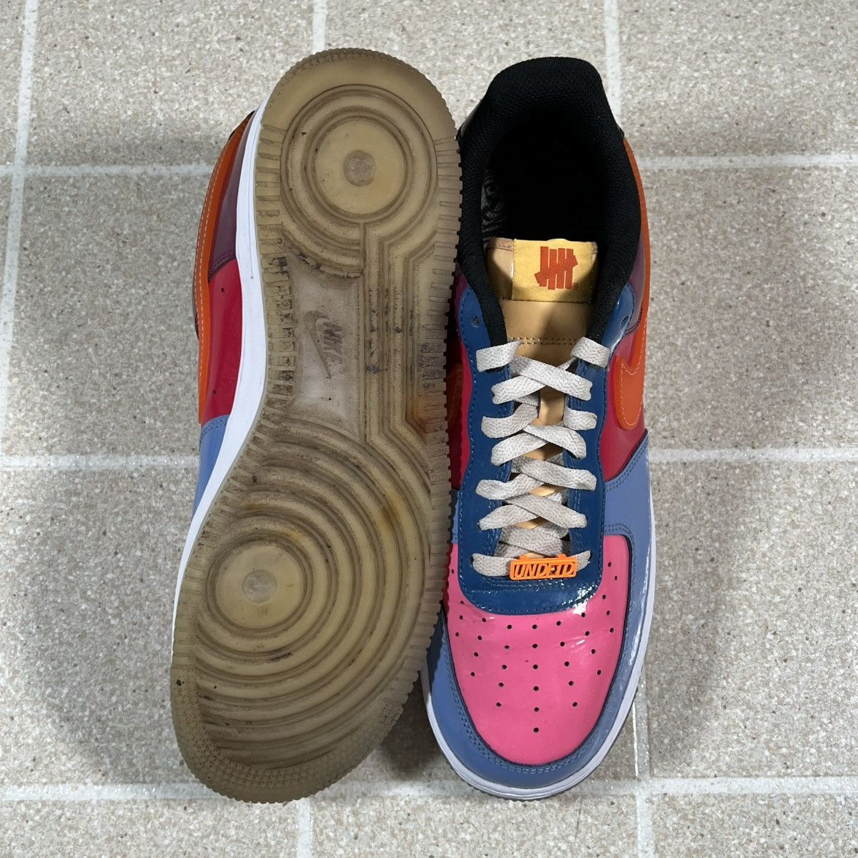 Nike Nike Undefeated x Air Force 1 Low Total Orange Size 11 Size US 11 / EU 44 - 5 Thumbnail