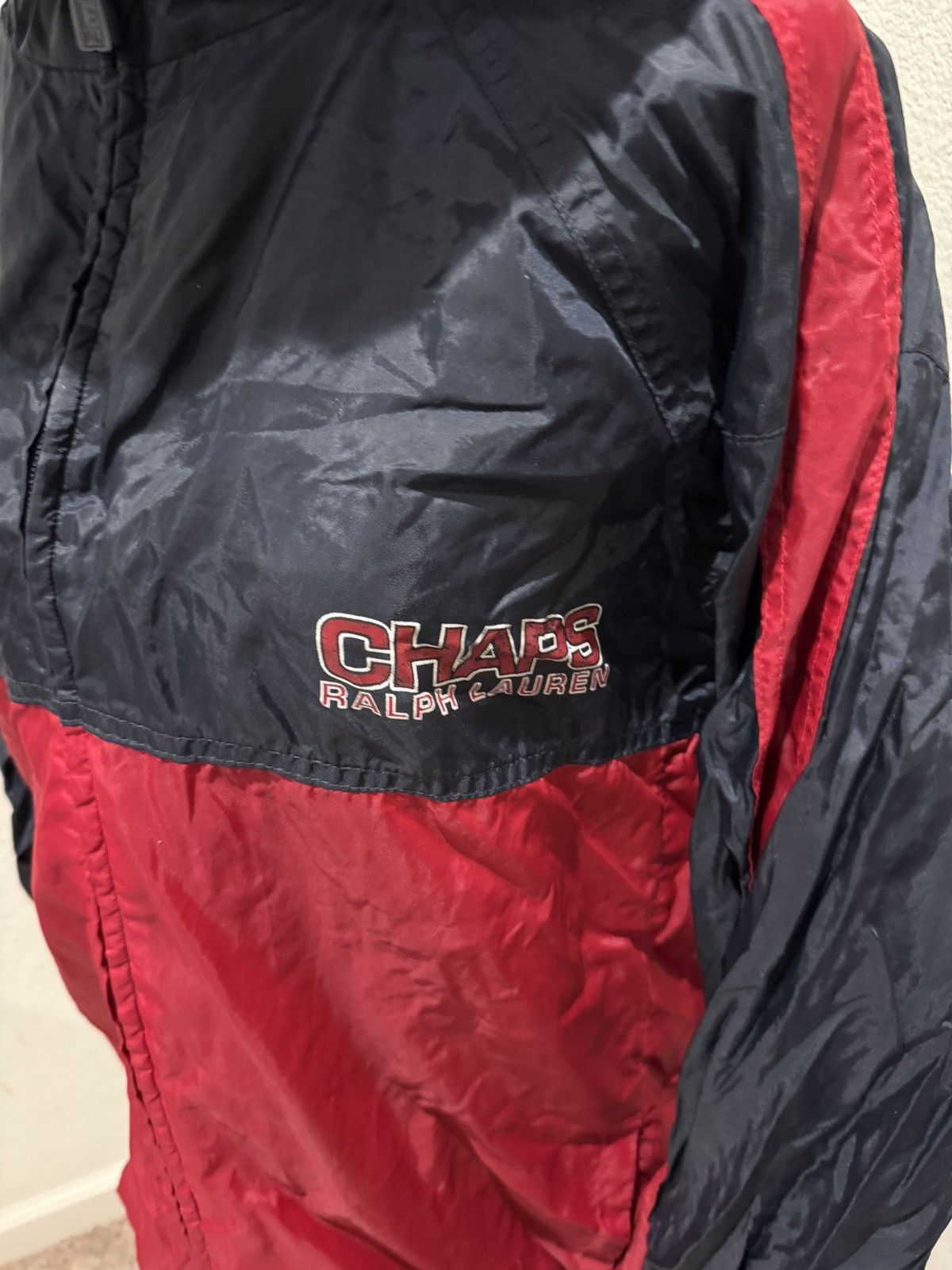 Chaps Ralph Lauren Vintage Chaps RL Hooded Pullover Windbreaker Jacket Size US L / EU 52-54 / 3 - 2 Thumbnail